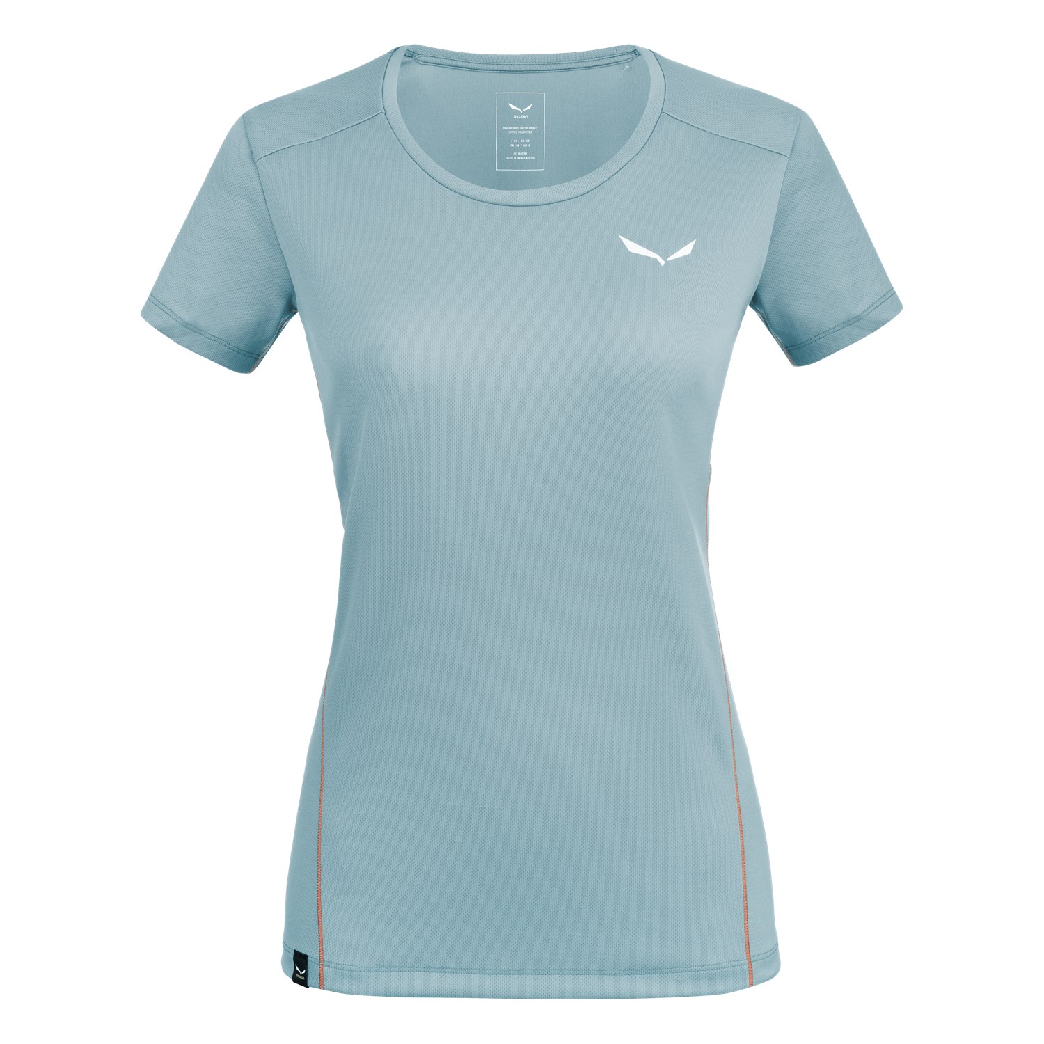 Camisetas Mujer Chile - Salewa Sporty B 4 Dry - Gris/Azules - BZTR-16438